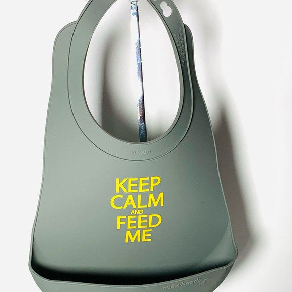 Chewbeads Silicon Bib With Crumb Catcher Gray GC - Picture 7 of 7
